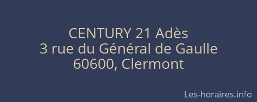 CENTURY 21 Adès
