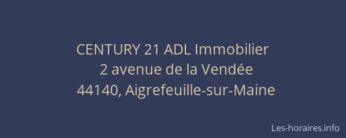 CENTURY 21 ADL Immobilier