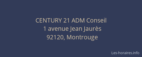 CENTURY 21 ADM Conseil