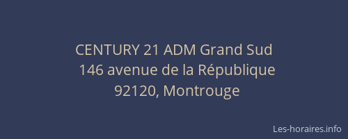 CENTURY 21 ADM Grand Sud