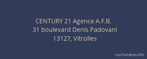 CENTURY 21 Agence A.F.B.