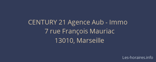 CENTURY 21 Agence Aub - Immo