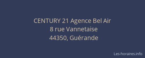 CENTURY 21 Agence Bel Air