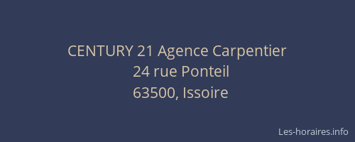 CENTURY 21 Agence Carpentier