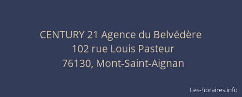 CENTURY 21 Agence du Belvédère
