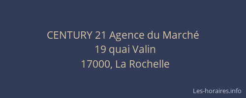CENTURY 21 Agence du Marché