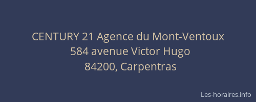 CENTURY 21 Agence du Mont-Ventoux
