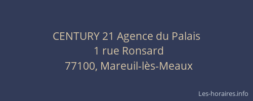 CENTURY 21 Agence du Palais