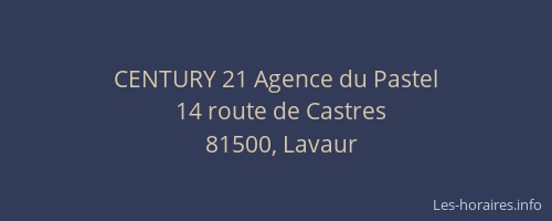 CENTURY 21 Agence du Pastel