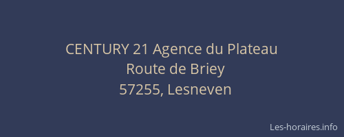 CENTURY 21 Agence du Plateau