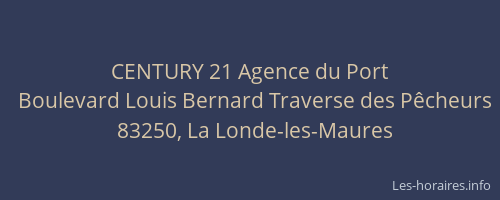 CENTURY 21 Agence du Port