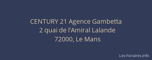 CENTURY 21 Agence Gambetta
