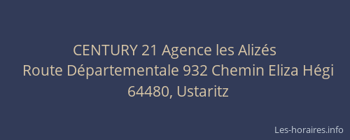 CENTURY 21 Agence les Alizés