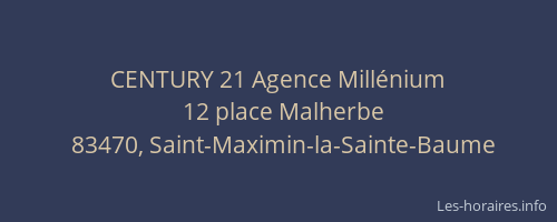 CENTURY 21 Agence Millénium