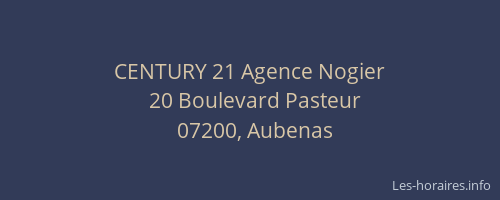 CENTURY 21 Agence Nogier
