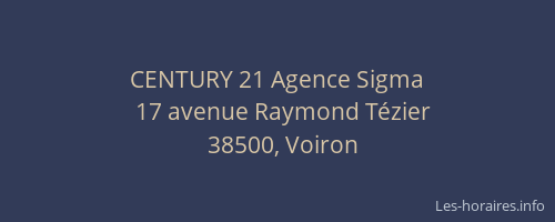 CENTURY 21 Agence Sigma