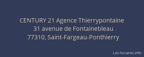 CENTURY 21 Agence Thierrypontaine