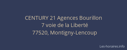 CENTURY 21 Agences Bourillon