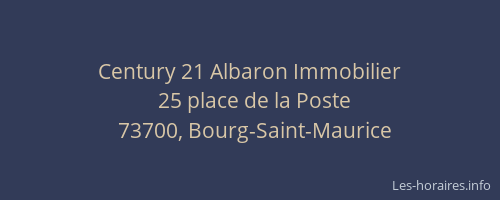 Century 21 Albaron Immobilier