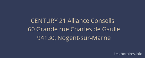 CENTURY 21 Alliance Conseils