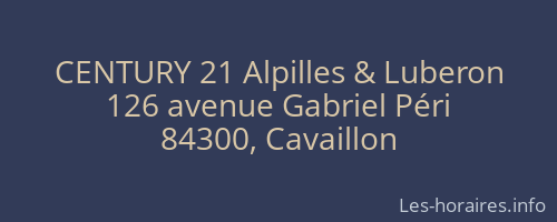 CENTURY 21 Alpilles & Luberon