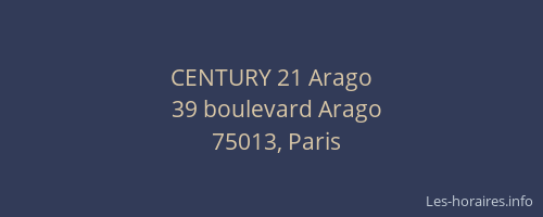 CENTURY 21 Arago