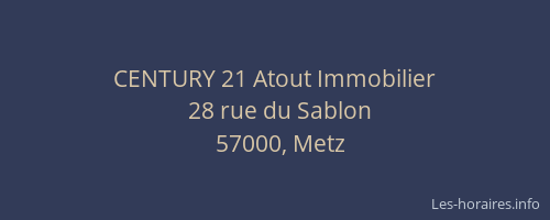 CENTURY 21 Atout Immobilier