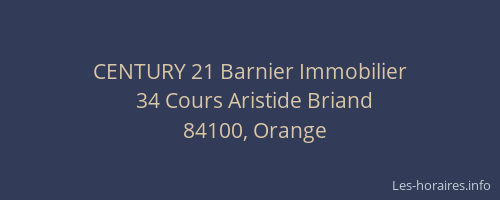 CENTURY 21 Barnier Immobilier