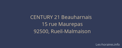 CENTURY 21 Beauharnais