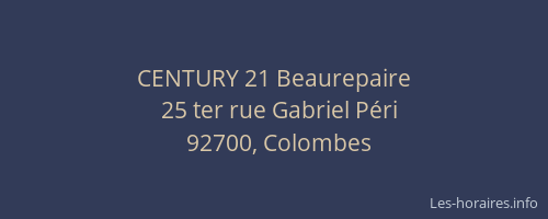 CENTURY 21 Beaurepaire
