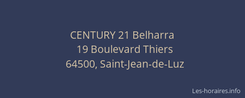 CENTURY 21 Belharra
