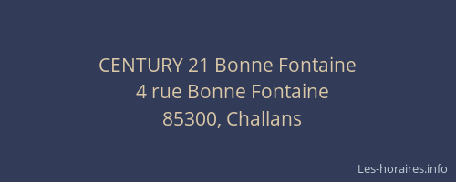 CENTURY 21 Bonne Fontaine