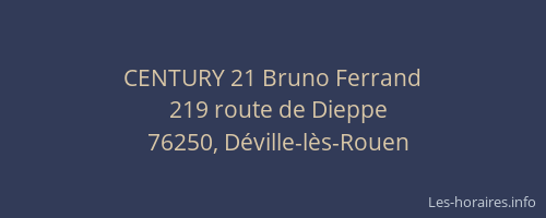 CENTURY 21 Bruno Ferrand