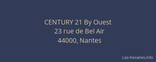CENTURY 21 By Ouest