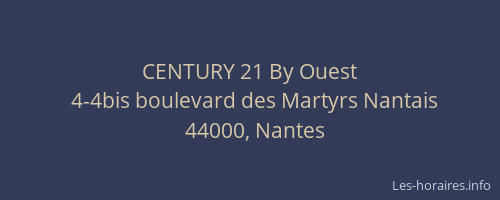 CENTURY 21 By Ouest