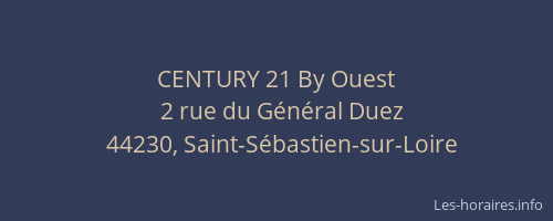 CENTURY 21 By Ouest
