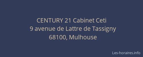 CENTURY 21 Cabinet Ceti