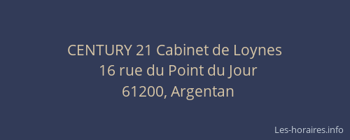 CENTURY 21 Cabinet de Loynes