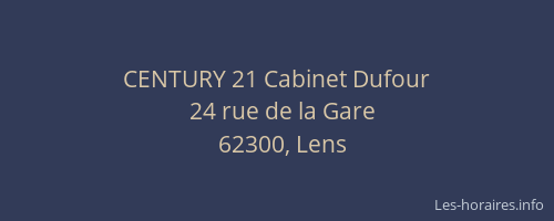 CENTURY 21 Cabinet Dufour