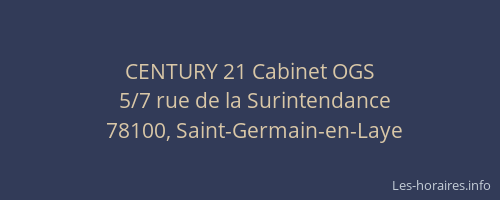 CENTURY 21 Cabinet OGS