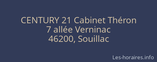 CENTURY 21 Cabinet Théron