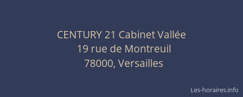 CENTURY 21 Cabinet Vallée