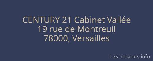 CENTURY 21 Cabinet Vallée