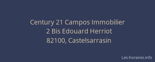 Century 21 Campos Immobilier
