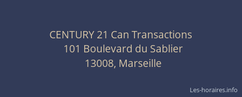 CENTURY 21 Can Transactions