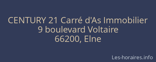 CENTURY 21 Carré d'As Immobilier