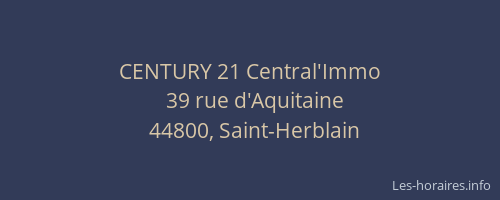 CENTURY 21 Central'Immo