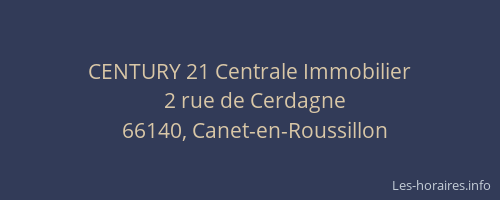 CENTURY 21 Centrale Immobilier