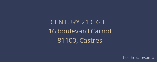 CENTURY 21 C.G.I.