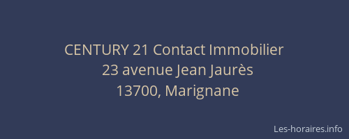 CENTURY 21 Contact Immobilier